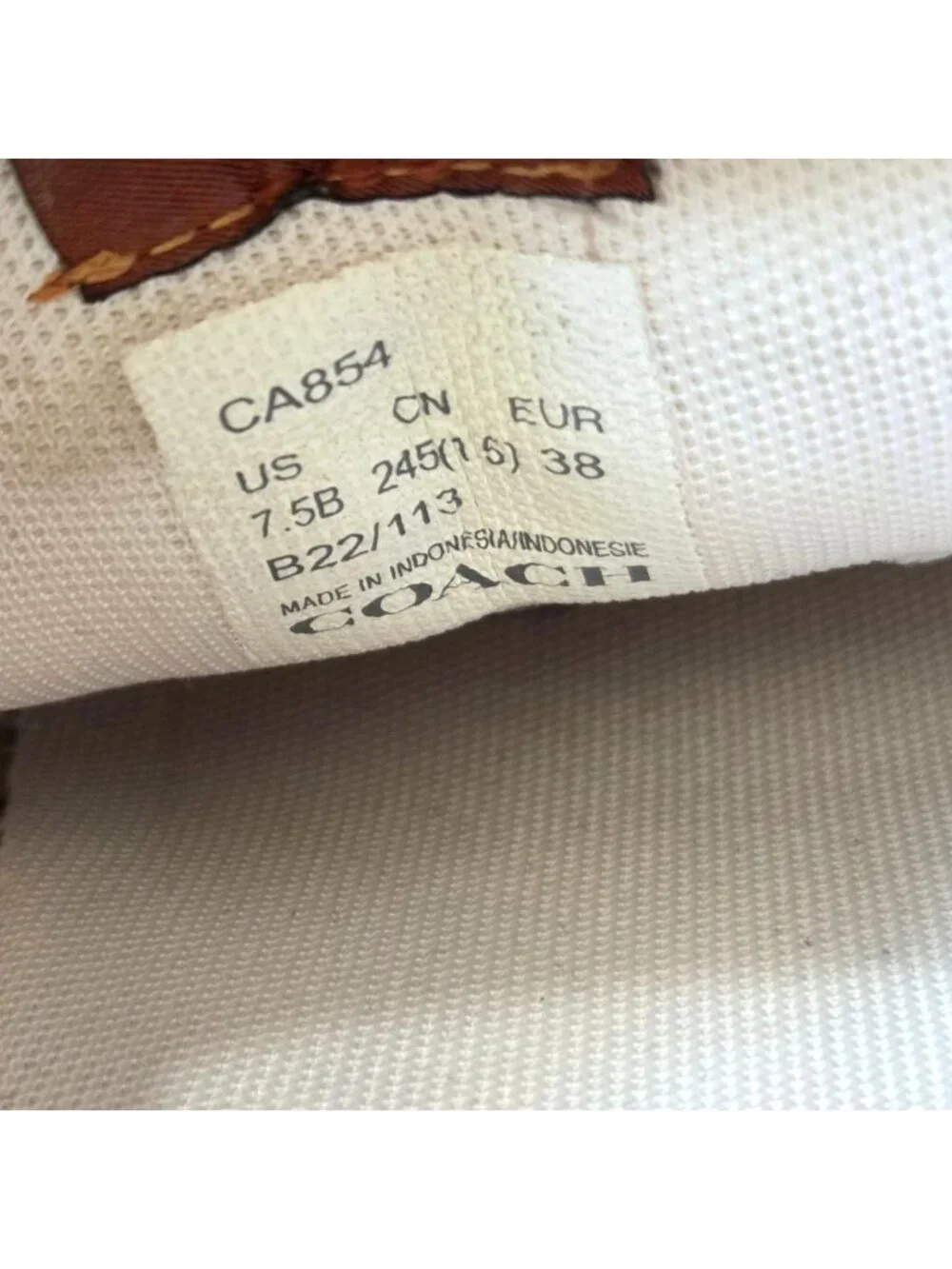 Coach Shoes Womens 7.5 Citysole Skate Sneakers Rainbow Signature Logo Canvas